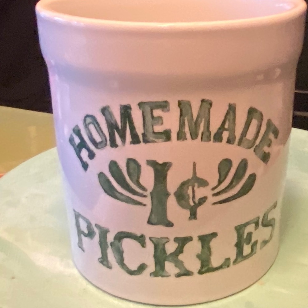 Monica’s Homemade Pickles Crock